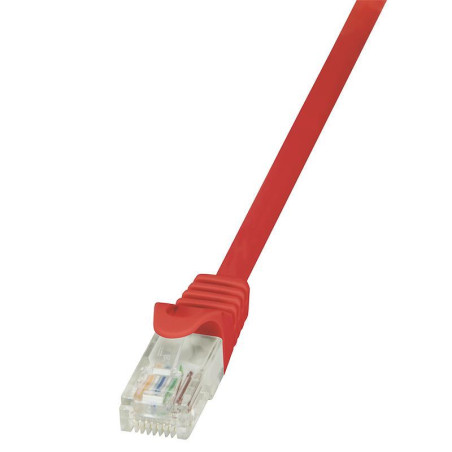 Patchcord LogiLink CP1064U CAT5e U/UTP 3m, czerwony