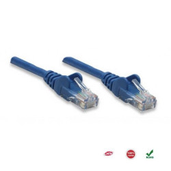 PatchCord 100% miedź Intellinet Cat.5e UTP, 15m, niebieski