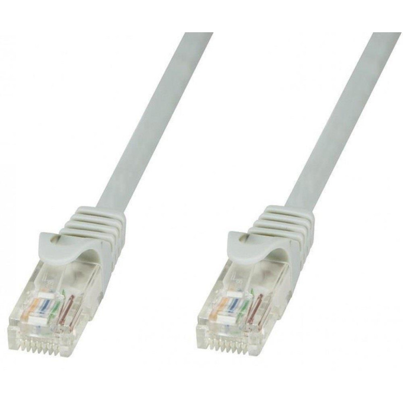 PatchCord Techly Cat.5e UTP CCA 20m szary