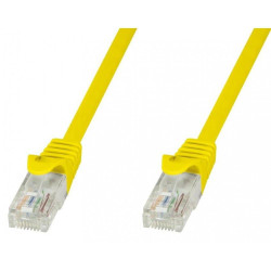 PatchCord Techly Cat.5e UTP CCA 20m żółty