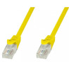 PatchCord Techly Cat.5e UTP CCA 20m żółty