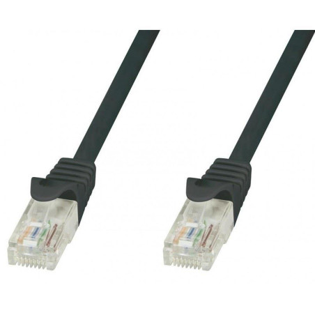 PatchCord Techly Cat.5e UTP CCA 10m czarny