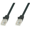 PatchCord Techly Cat.5e UTP CCA 10m czarny