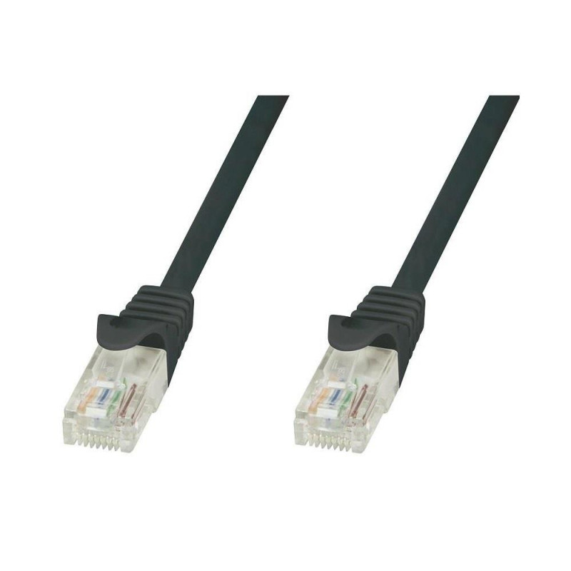 PatchCord Techly Cat.5e UTP CCA 1m czarny