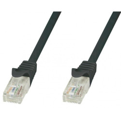 PatchCord Techly Cat.5e UTP CCA 0,25m czarny