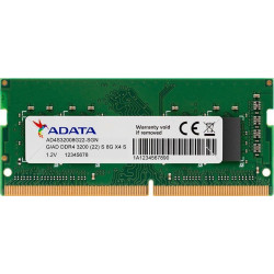 Pamięć SODIMM DDR4 ADATA Premier 8GB (1x8GB) 3200MHz CL22 1,2V Green