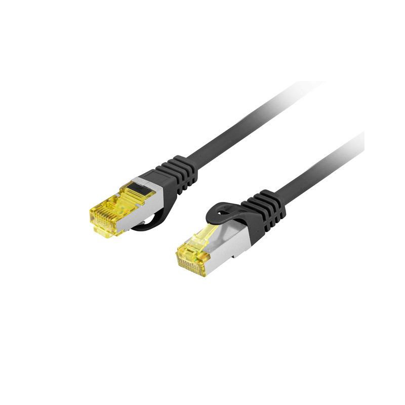 Patchcord Lanberg FTP kat.6A 2m LSZH CU fluke passed czarny