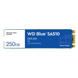 Dysk SSD WD Blue SA510 250GB M.2 SATA 2280 (555/440 MB/s) WDS250G3B0B - USZ OPAK