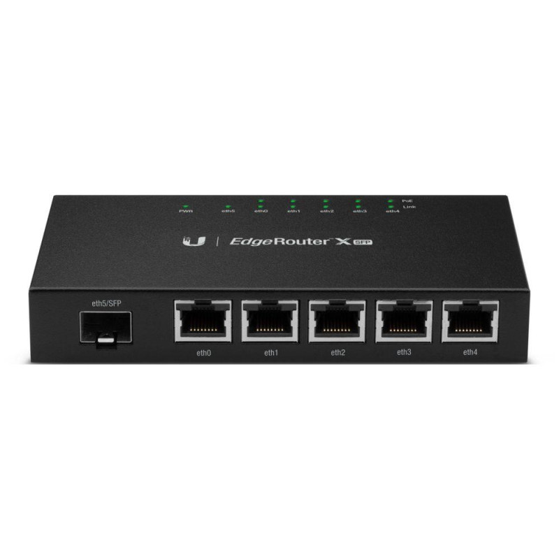 Router UBIQUITI EdgeRouter X ER-X-SFP 5x1GbE 1xSFP 24V Passive PoE