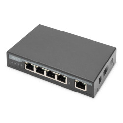 Przedłużacz/Extender PoE+ DIGITUS 4-portowy Gigabit 802.3at/af, 60W