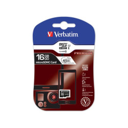 Karta pamięci MicroSDHC Verbatim 16GB Class 10