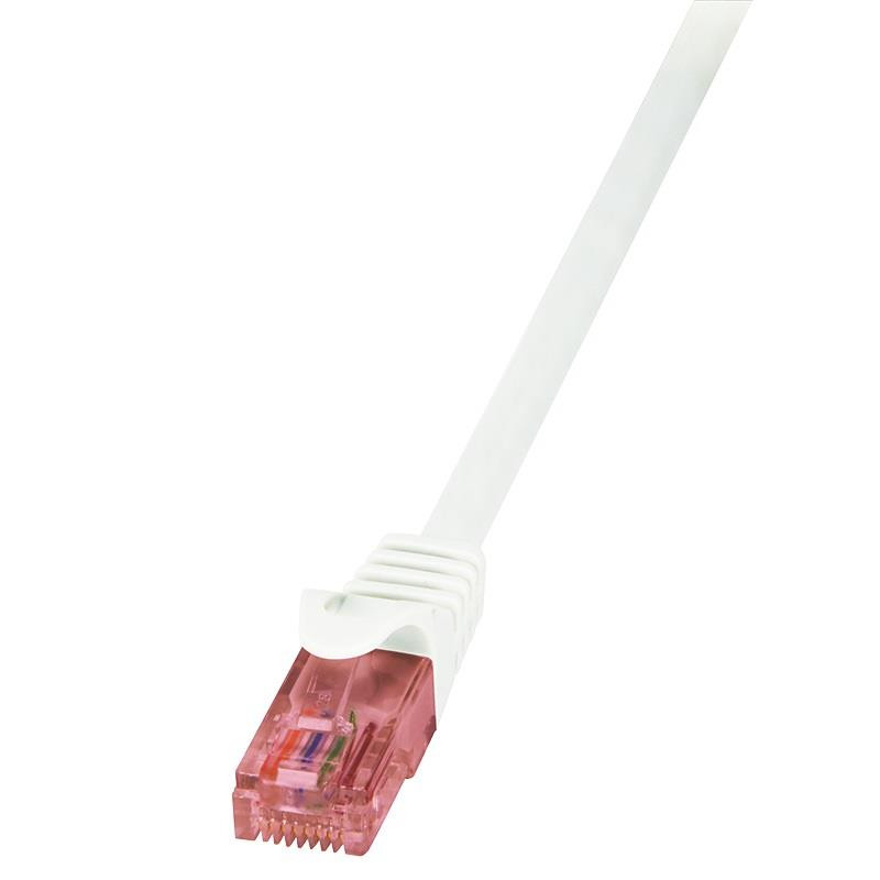 Patchcord LogiLink CQ2041U CAT.6 U/UTP 1,5m, biały