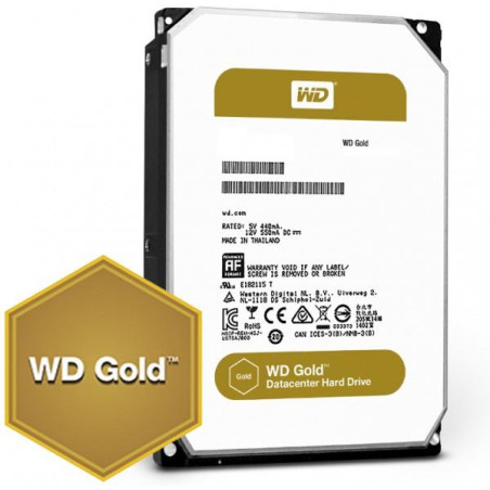Dysk WD Gold™ WD8005FRYZ 8TB 3,5" 7200 256MB SATA III