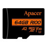 Karta pamięci microSDXC Apacer R100 64GB (100/80 MB/s) Class 10 UHS-I U3 V30 A2 + Adapter
