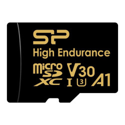 Karta pamięci Silicon Power microSDXC High Endurance Golden Series 512GB V30 UHS-1 U3 A1 4K UHD + adapter