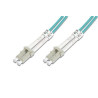 Kabel krosowy (patchcord) DIGITUS światłowodowy LC/LC, dplx, MM 50/125, OM3, LSOH, 5m, turkusowy