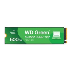 Dysk SSD WD Green SN3000 500GB M.2 2280 NVMe (5000/4100 MB/s) WDS500G4G0E